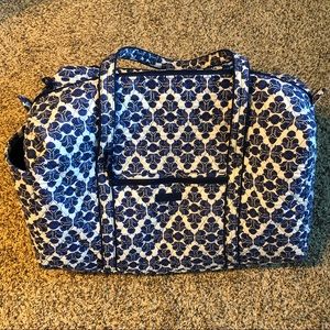 Vera Bradley Large Duffel Cobalt Tile